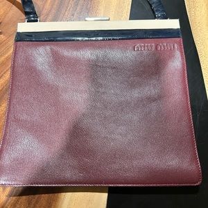 Vintage Geometric Miu Miu Bag Made in Italy